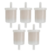 Hipa 5Pcs Fuel Filter For Kubota ZD18 ZD21 ZD25 ZD28 ZD321 ZD323 ZD326 ZD331 ZG222